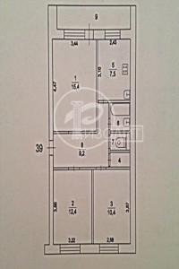 Продам 3-комнатная квартира Московская область, Химки, микрорайон Сходня, Первомайская улица 30