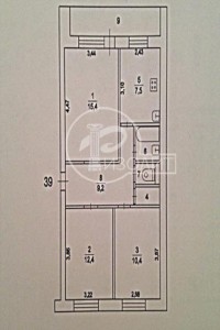 Продам 3-комнатная квартира Московская область, Химки, микрорайон Сходня, Первомайская улица 30